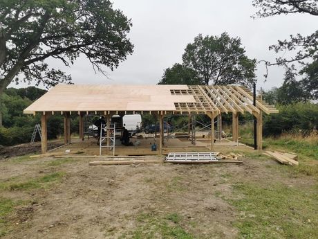 House renovation with wood
